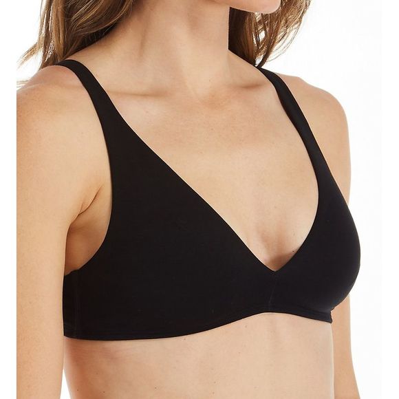 Calida Natural Comfort Cotton Soft Cup Bra -  Black  04375 - Picture 1 of 1